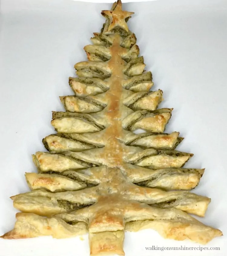 puff pastry christmas tree savoury.