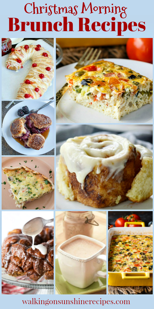 Christmas Brunch Recipes - Walking On Sunshine Recipes