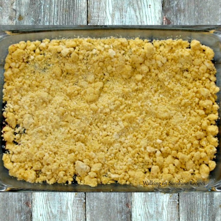 Crumb topping for Blueberry Lemon Dump Cake