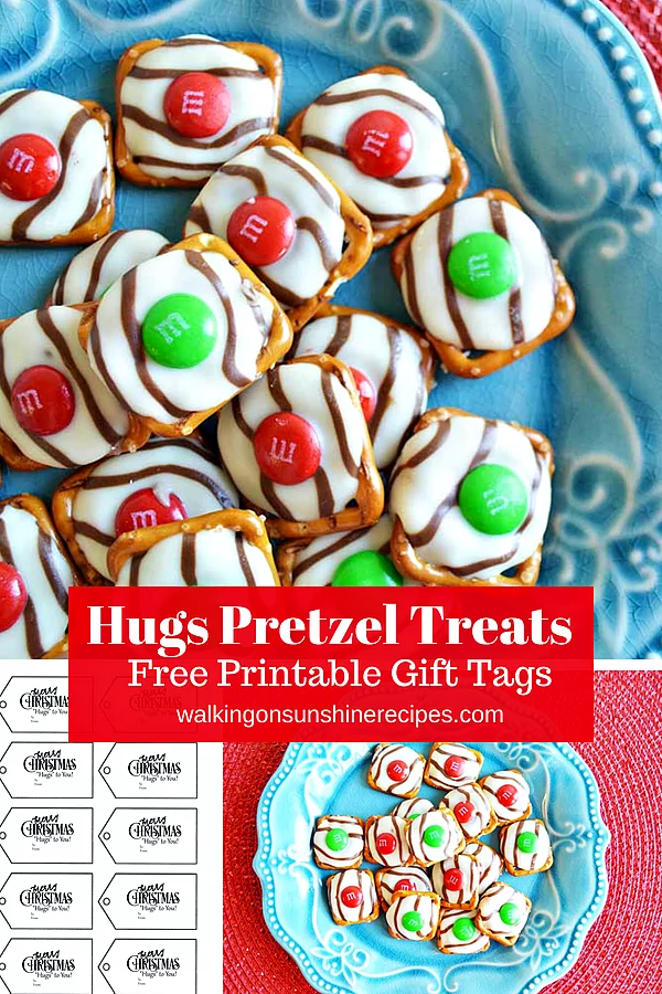 Hugs Pretzels with FREE Printable Gift Tags 