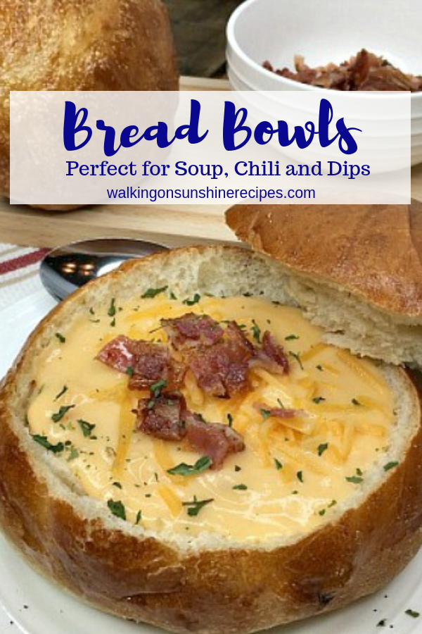 Bread Bowls for Soup,Chili or Dips 