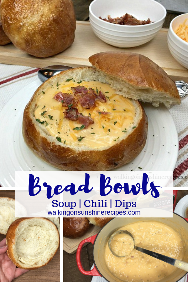 Bread Bowls for Soup,Chili or Dips | Walking on Sunshine Recipes