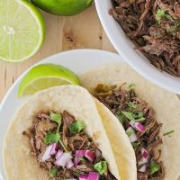 Instant Pot Barbacoa Tacos