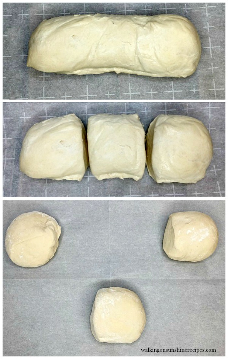 Prepare the bread dough to make Bread Bowls for Soup from Walking on Sunshine Recipes
