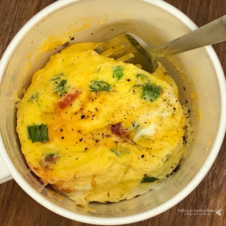 Microwave Omelet in a Cup Recipe