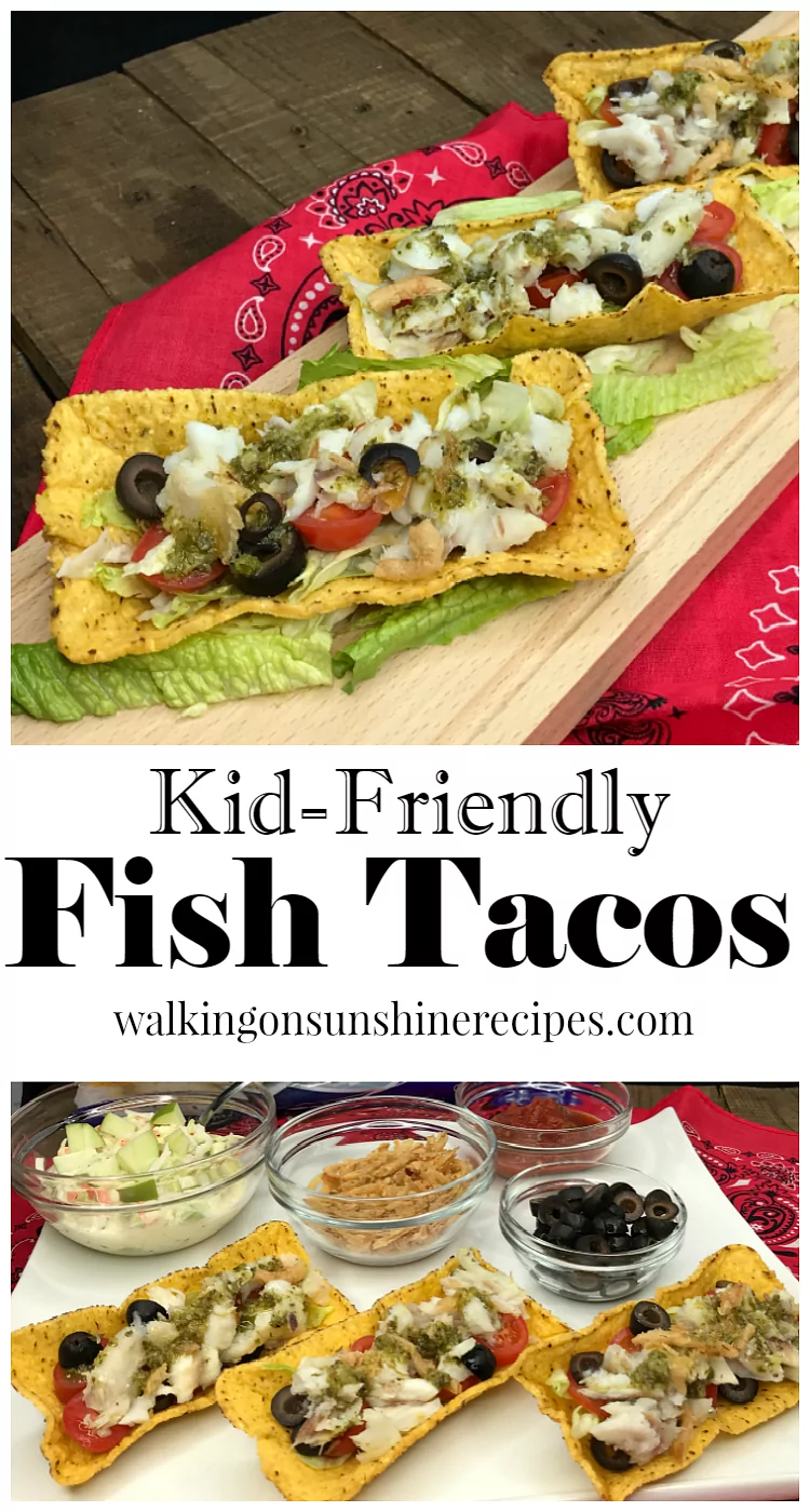 Kid-Friendly Fish Tacos even the pickiest of kids will eat from Walking on Sunshine Recipes