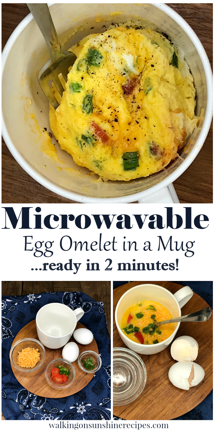 Keto Omelet: In a Mug or Waffle Maker! - ForgetSugar