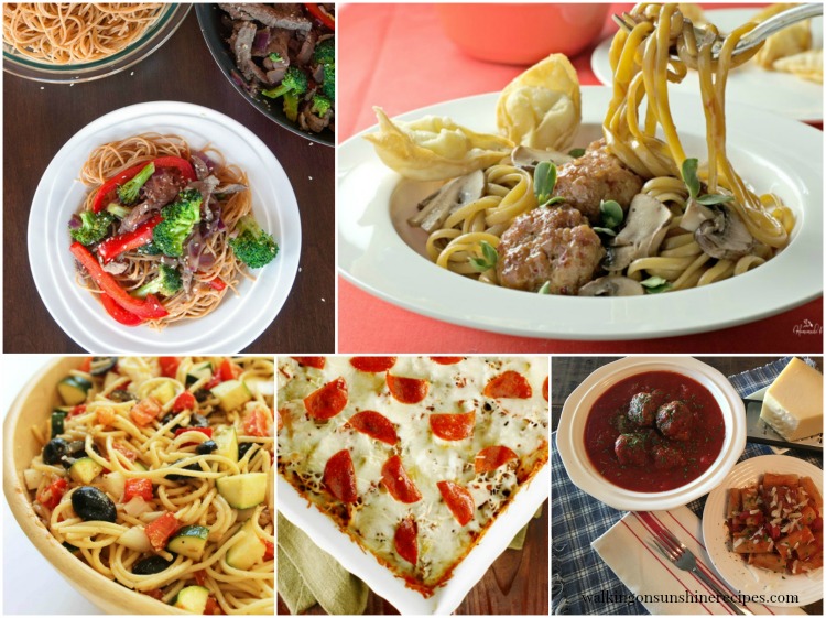 Spaghetti Recipes for Dinner this Week | Weekly Meal Plan