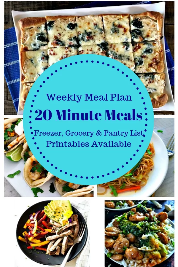 20 Minute Meals that are Easy and Delicious from Walking on Sunshine Recipes