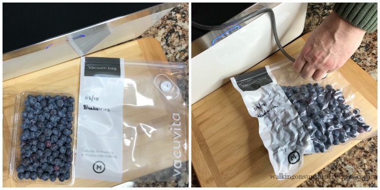 Food Vacuum Sealer by Vacuvita from Walking on Sunshine Recipes. 