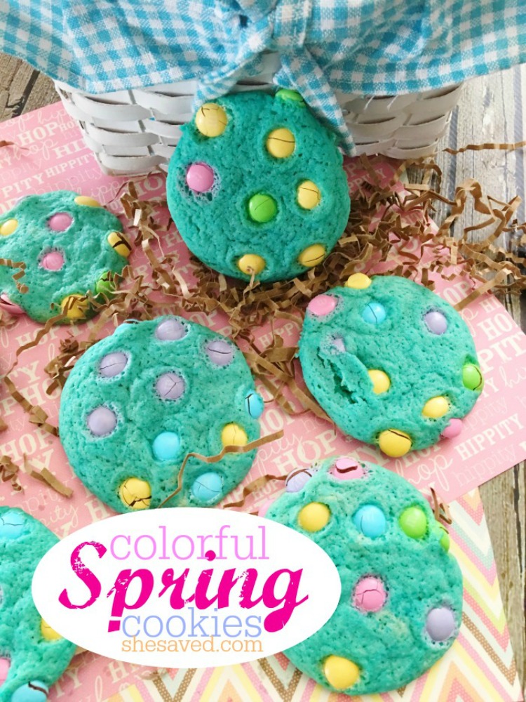 Colorful Spring Cookies from She Saved