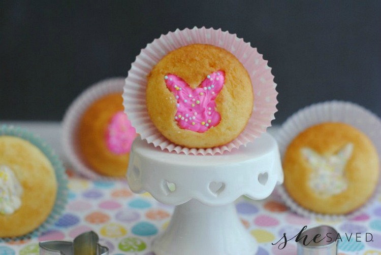 Easter Bunny Cupcakes from She Saved