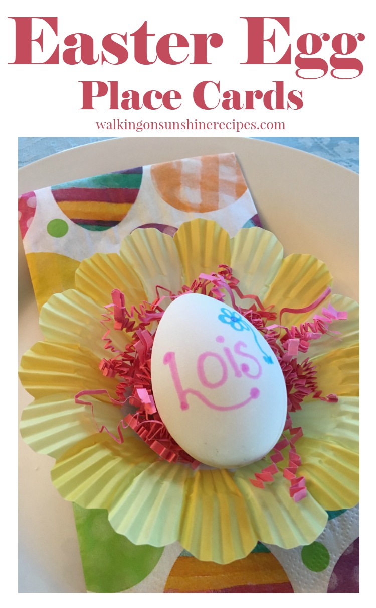 Easter Egg Place Card Holders 