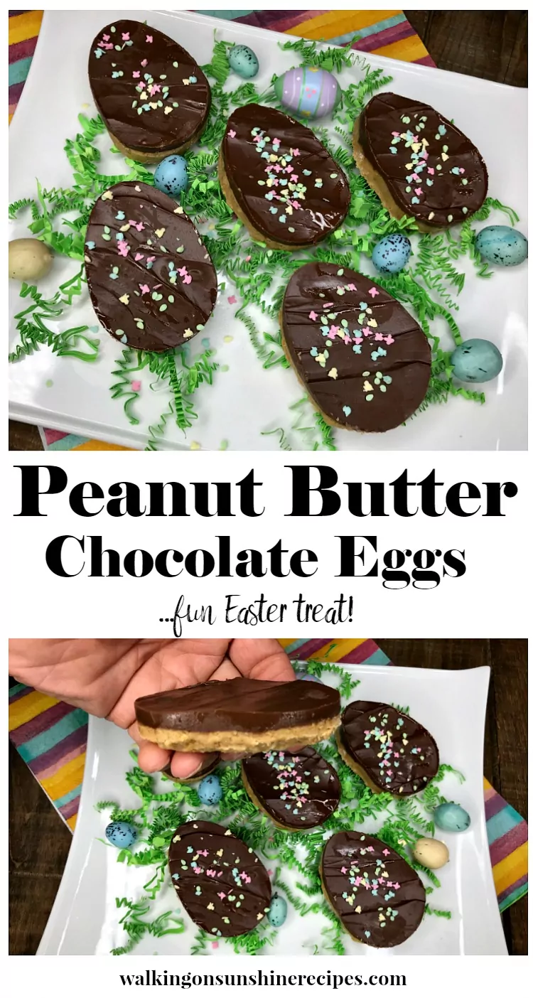 Peanut Butter Chocolate Eggs from Walking on Sunshine Recipes
