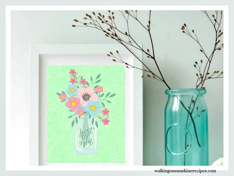 Free Spring Printable from Walking on Sunshine Recipes