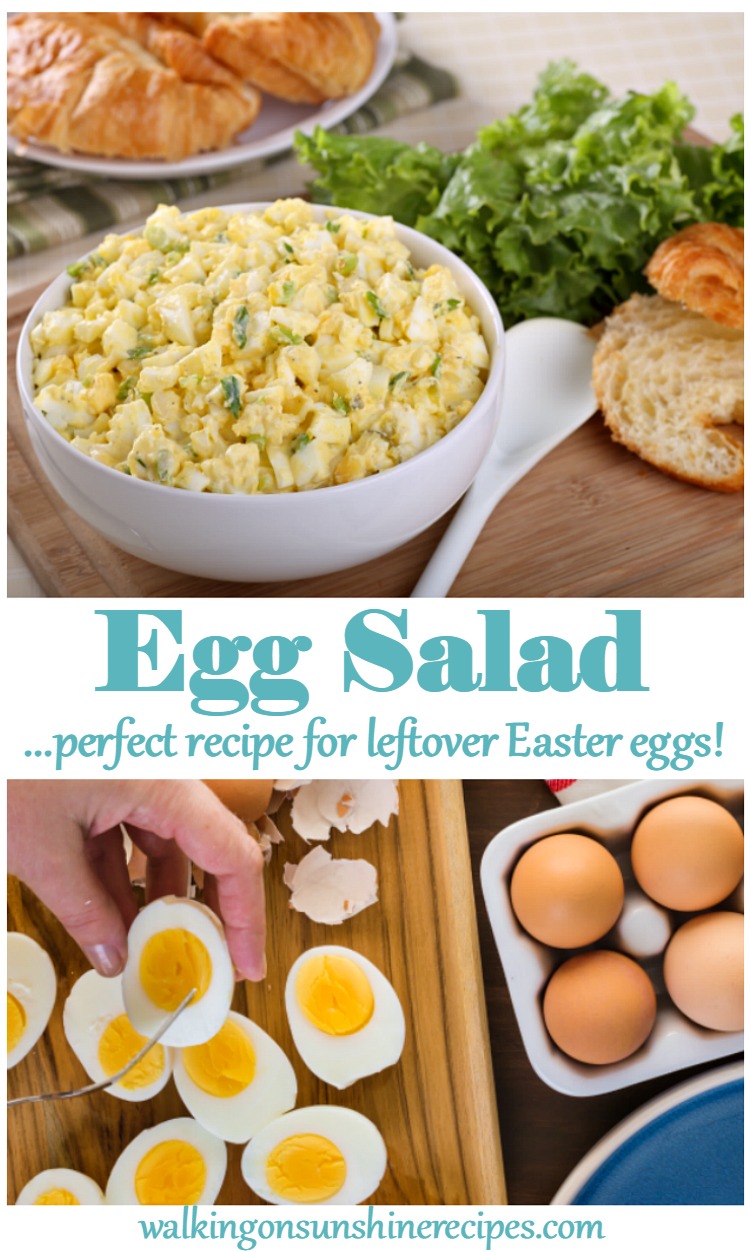 Classic Egg Salad with Leftover Easter Eggs | Walking on Sunshine