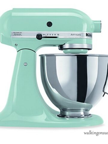 Featured photo for KitchenAid Giveaway Mixer from Walking on Sunshine Recipes