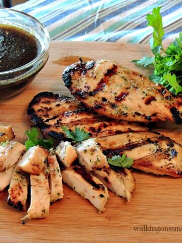 Grilled Chicken with the Perfect Marinade from Walking on Sunshine Recipes