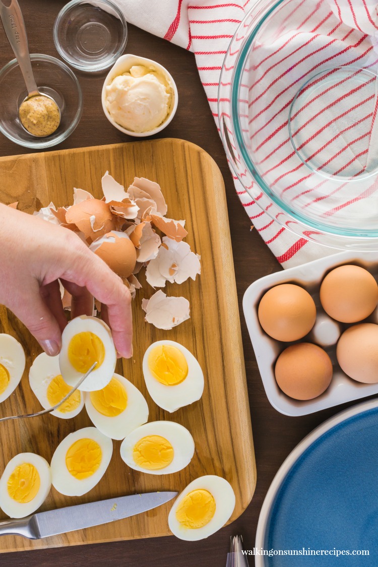 Classic Egg Salad with Leftover Easter Eggs | Walking on Sunshine