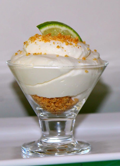Key Lime Mousse Cups from Living on Cloud and Reanine