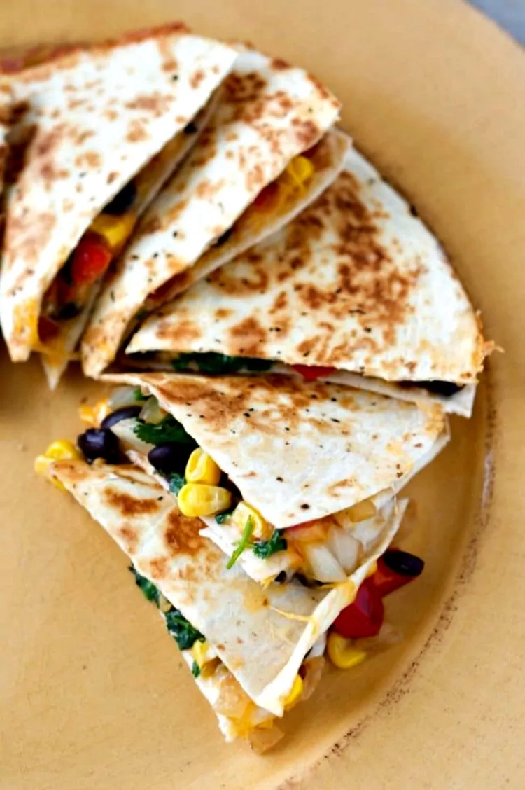 Loaded Southwest Quesadillas Recipe from A Mom's Take