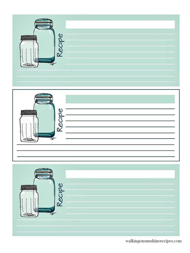 Recipe Cards