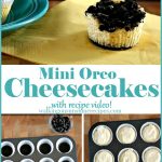 Mini Oreo Cheesecakes with Recipe Video from Walking on Sunshine Recipes