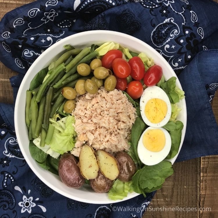 Canned Tuna Nicoise Salad