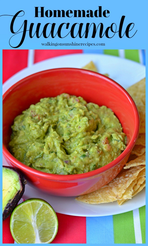 Authentic Homemade Guacamole - Ready in Minutes