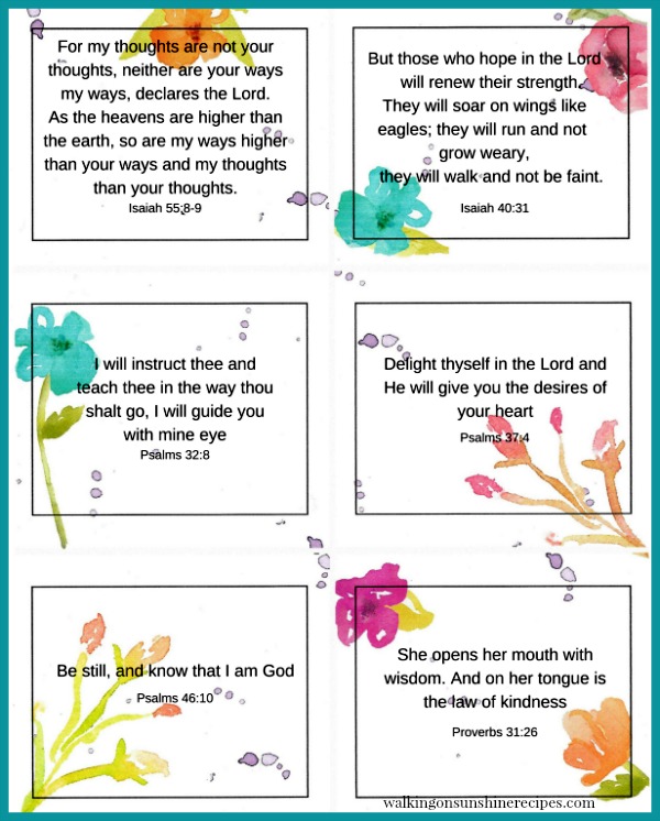 Printable Mothers Day Scripture Verses