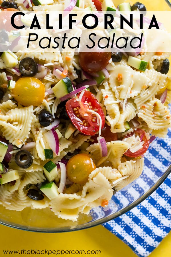 California Pasta Salad from The Black Peppercorn