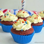 Patriotic Cupcakes FEATURED photo from Walking on Sunshine Recipes