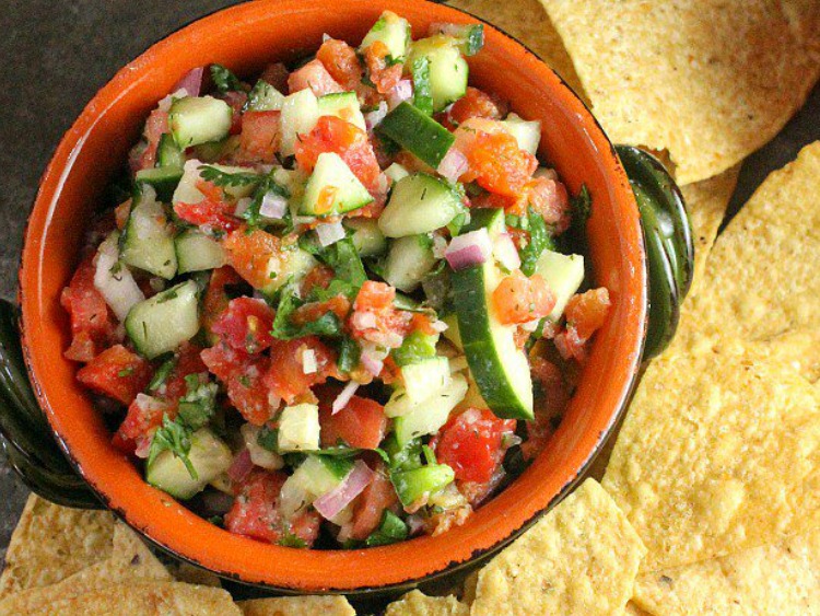 Cucumber Salsa from A Dish of Daily Life 2