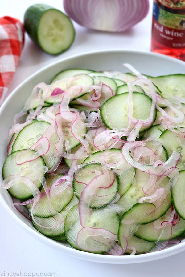 Cucumber and Onion Salad from Cincy Shopper