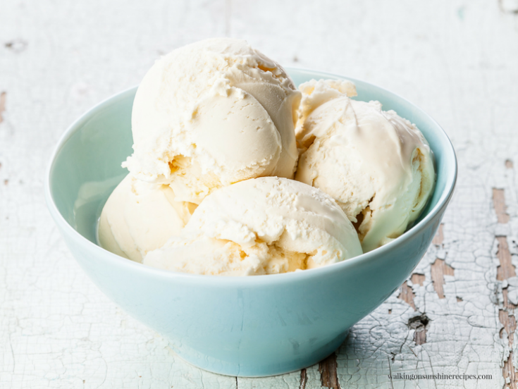 Homemade Vanilla Ice Cream