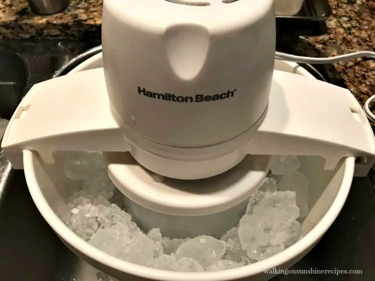 Hamilton beach ice cream maker.