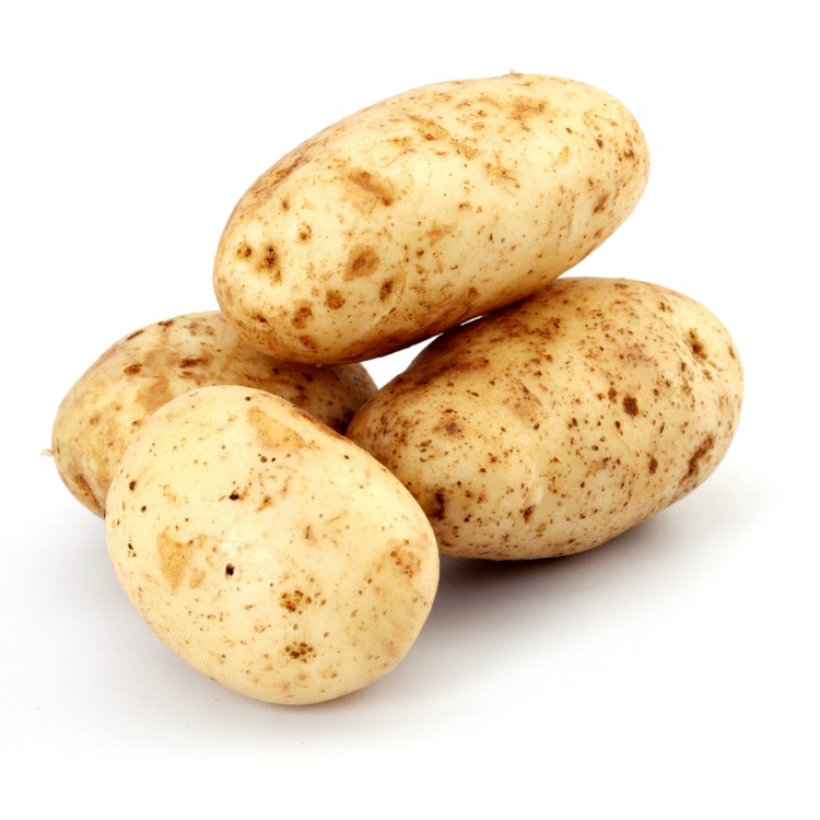 Potatoes before Baking