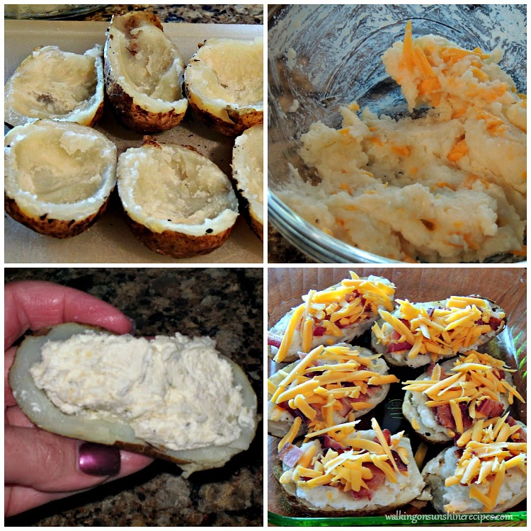 Twice Baked Potatoes process photos from WOS