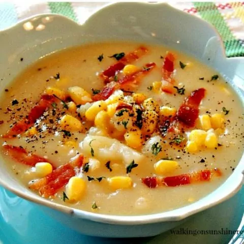 Potato and Corn Chowder - Easy Dinner Recipe