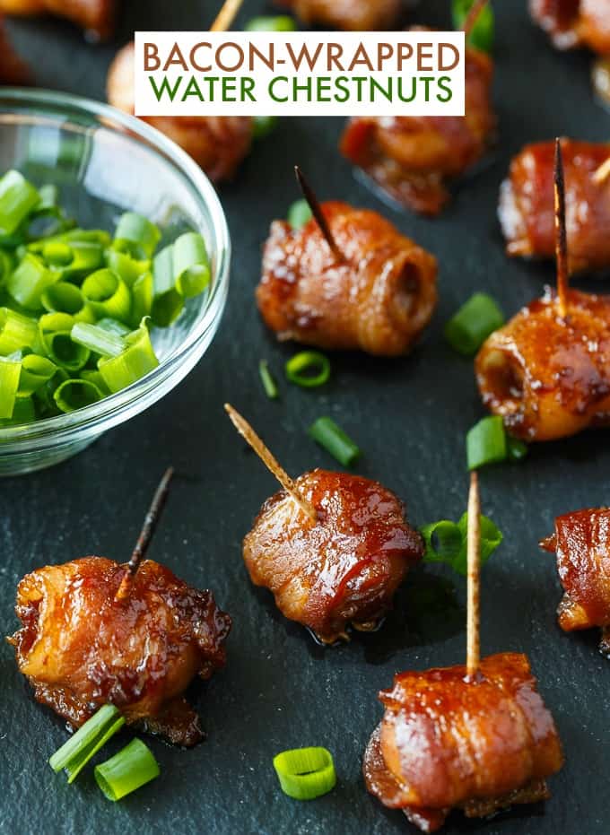 Bacon Wrapped Water Chestnuts from Simply Stacie