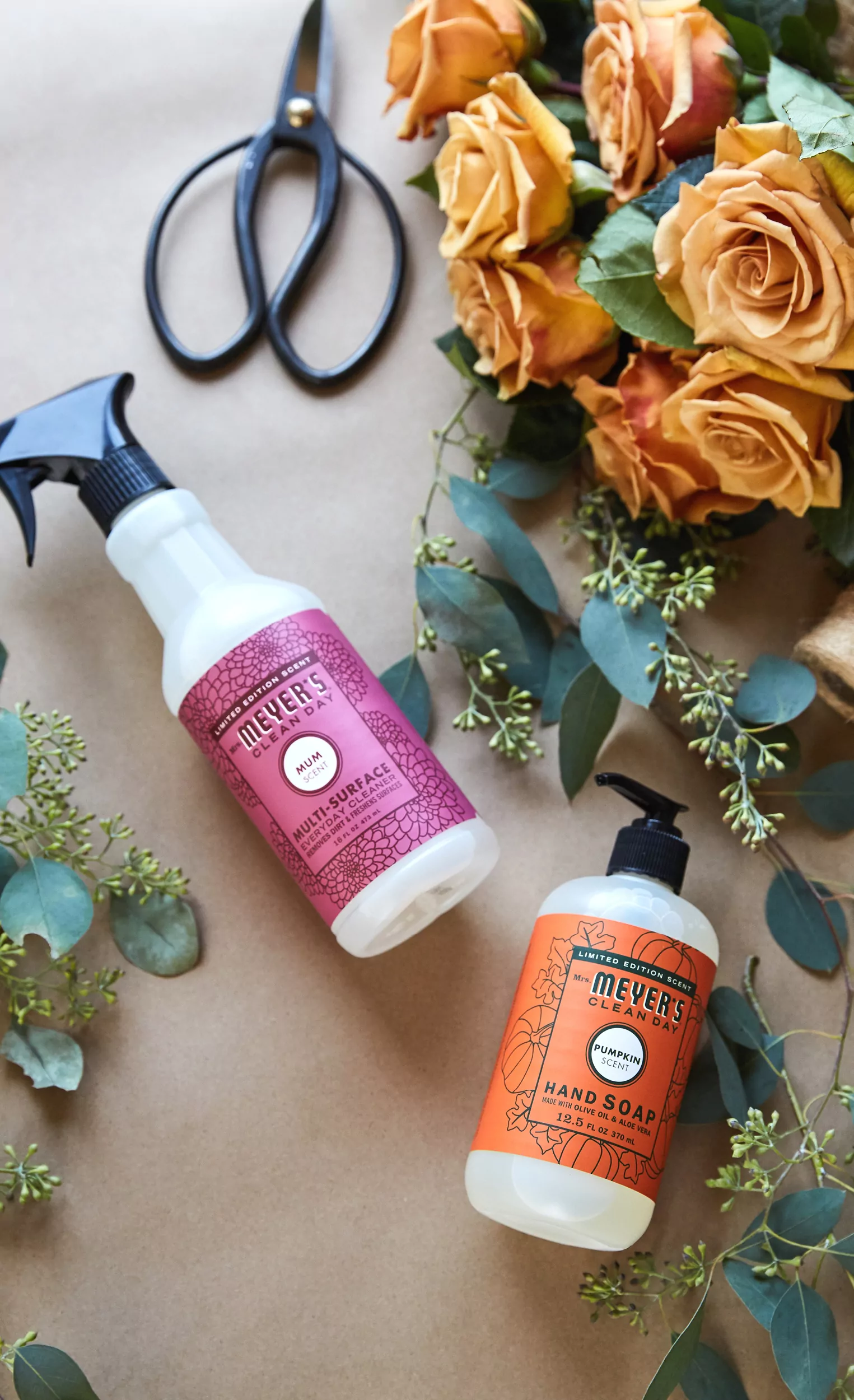 Prepare your home for Fall with these cleaning products from Mrs. Meyers.