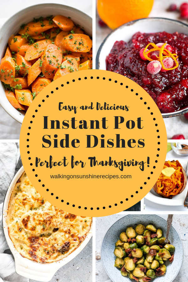 instant pot thanksgiving sides