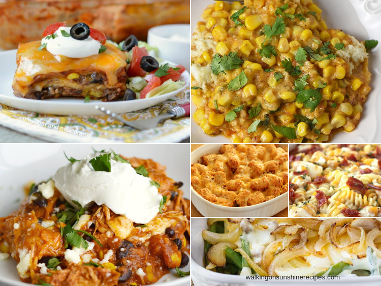 Family Favorite Casseroles | Walking on Sunshine Recipes