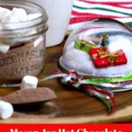 Hot Chocolate Snow Globe Pin