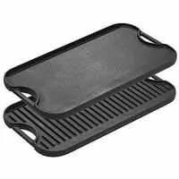 Cast Iron Grill and Griddle Combo