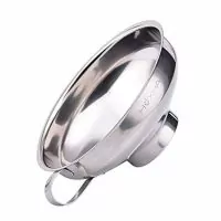 Stainless Steel  Wide Mouth Jar Funnel 