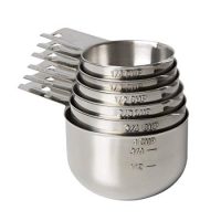 Stainless Steel 6 Piece Stackable Set Measuring Cups