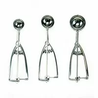 Stainless Steel Cookie Scoops, Set of 3