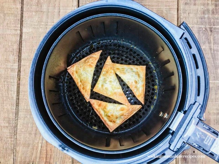 Cook Wontons in Air Fryer for a few minutes. 