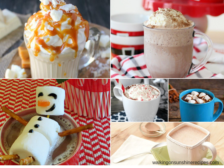 The Best Hot Chocolate Recipes are featured this week from Walking on Sunshine Recipes.